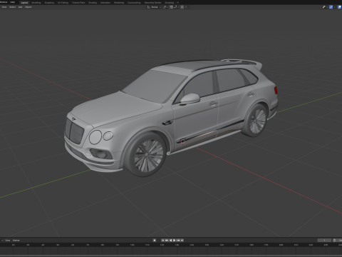 Bentley Bentayga Speed 2020 3Dモデル