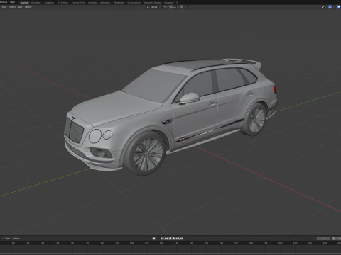 Bentley Bentayga Speed 2020 3D Model