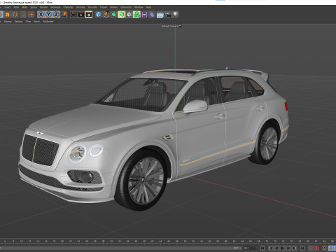 Bentley Bentayga Speed 2020 3Dモデル