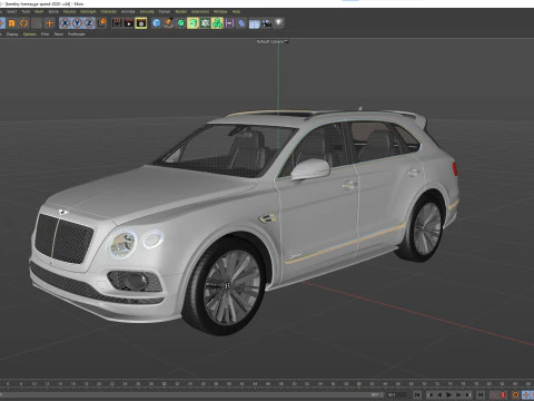 Bentley Bentayga Speed 2020 3D Model