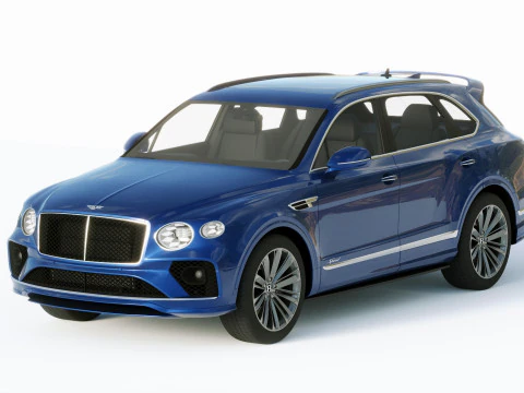 Bentley Bentayga Speed 2021 3D Model