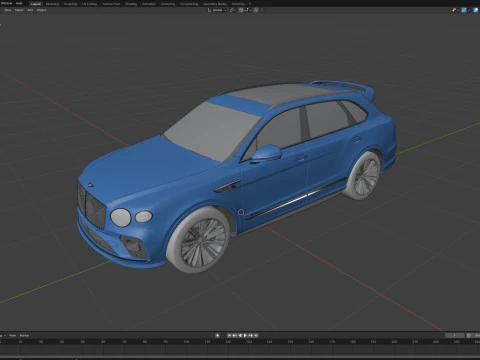 Bentley Bentayga Speed 2021 3D Model