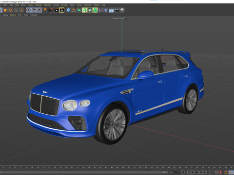 Bentley Bentayga Speed 2021 Modèle 3D