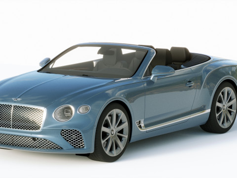 Bentley Continental GT Convertible 2020 Modello 3D