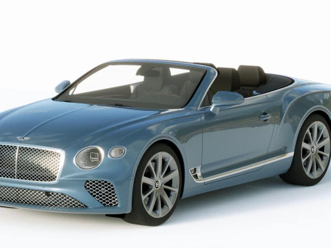 Bentley Continental GT Convertible 2020 3D Model