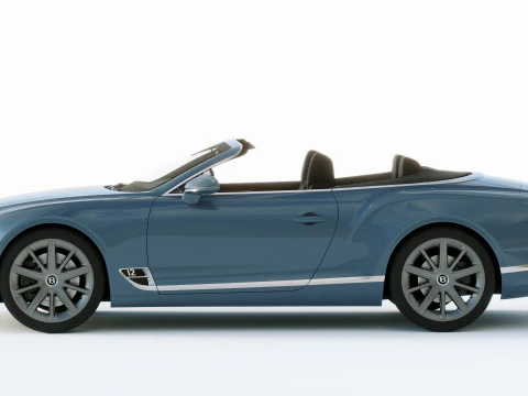 Bentley Continental GT Convertible 2020 3D Model