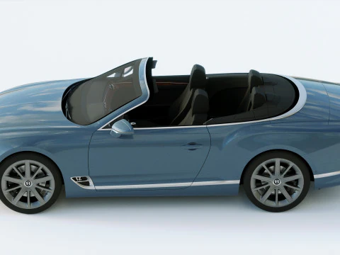 Bentley Continental GT Convertible 2020 3D Model