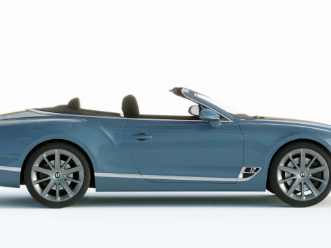 Bentley Continental GT Convertible 2020 3D Model