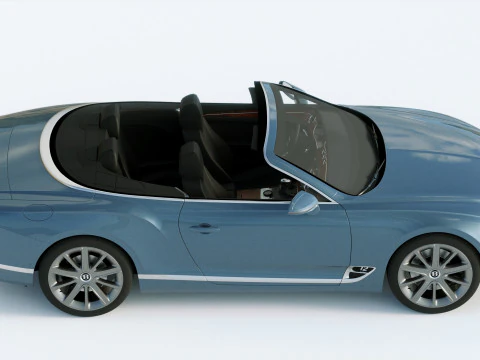 Bentley Continental GT Convertible 2020 3D Model
