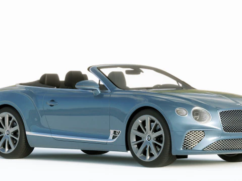 Bentley Continental GT Convertible 2020 3D Model