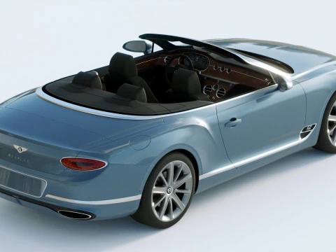 Bentley Continental GT Convertible 2020 3D Model