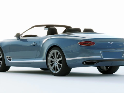 Bentley Continental GT Convertible 2020 3D Model