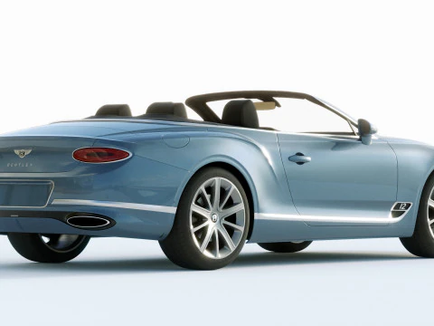 Bentley Continental GT Convertible 2020 3D Model