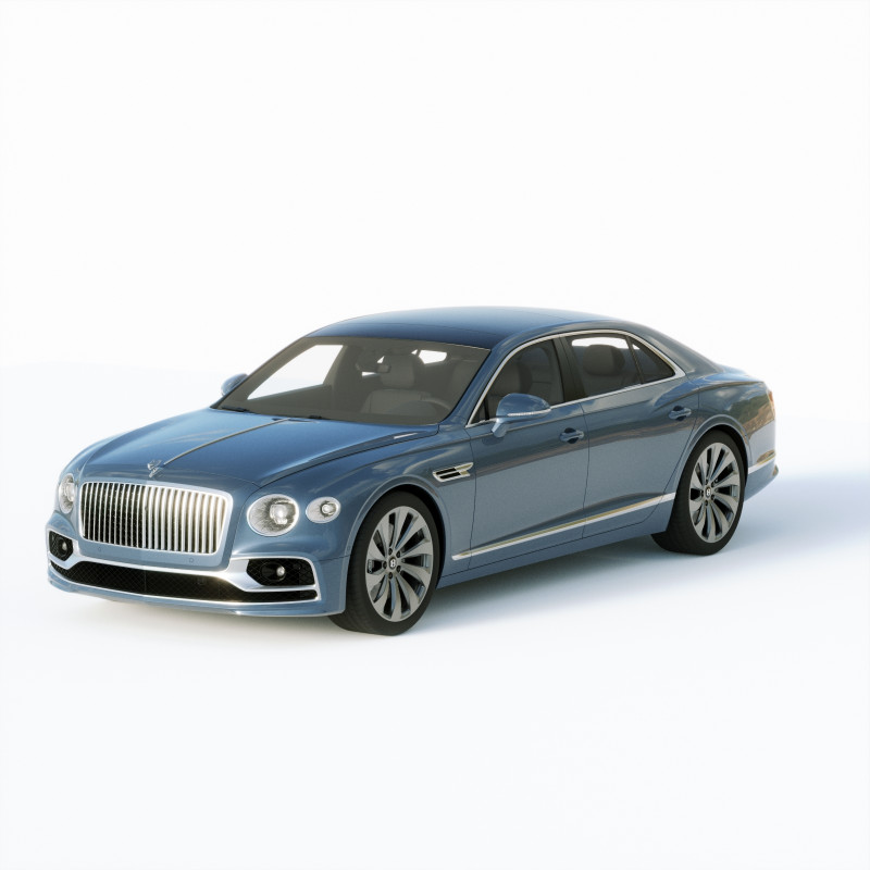 Bentley Flying Spur 2020 3D Model .c4d .max .obj .3ds .fbx .stl .blend 