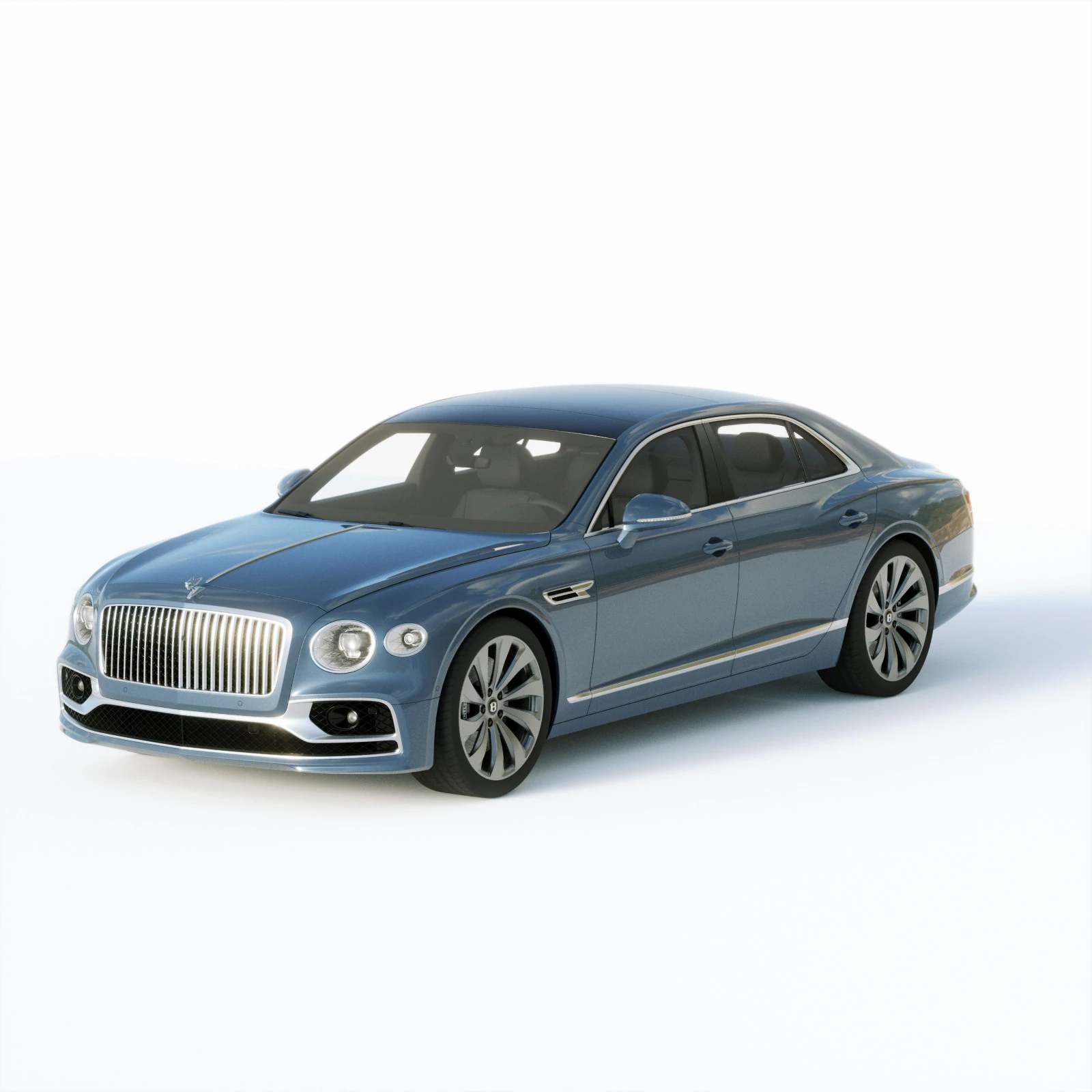 Bentley Flying Spur 2020 3D Model .c4d .max .obj .3ds .fbx .stl .blend 