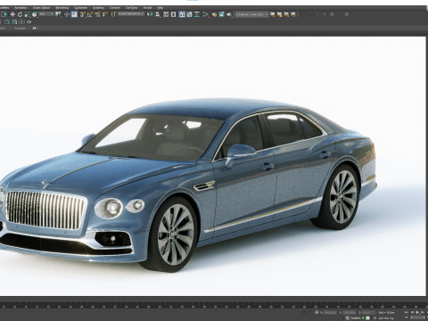 Bentley Flying Spur 2020 3D Model