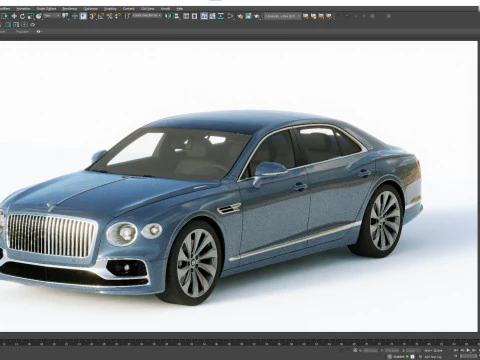 Bentley Flying Spur 2020 3D Model