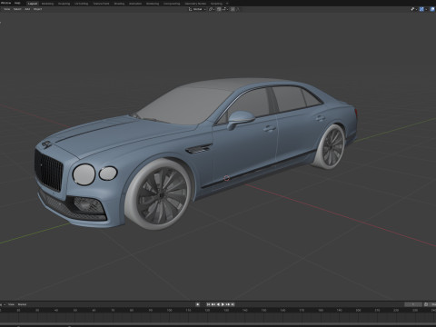 Bentley Flying Spur 2020 3D Model