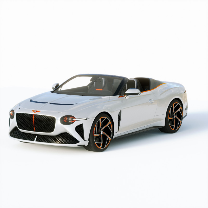 Bentley Mulliner Bacalar 2021 3D Model .c4d .max .obj .3ds .fbx .stl .blend