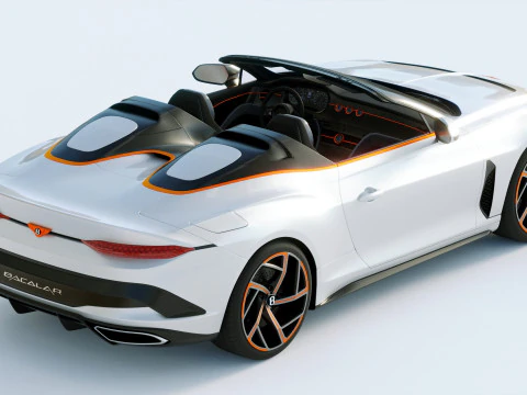 Bentley Mulliner Bacalar 2021 3D Model