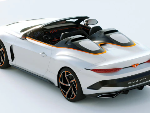 Bentley Mulliner Bacalar 2021 3D Model
