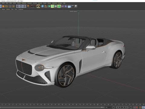 Bentley Mulliner Bacalar 2021 3D Model