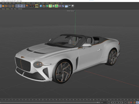 Bentley Mulliner Bacalar 2021 3D Model
