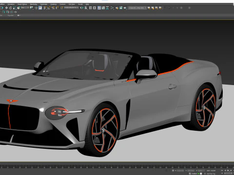 Bentley Mulliner Bacalar 2021 3D Model