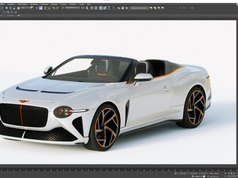 Bentley Mulliner Bacalar 2021 3D Model