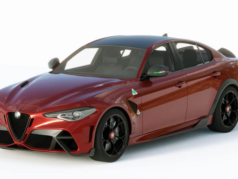 Alfa Romeo Giulia 2021 3D Model