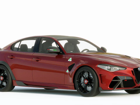 Alfa Romeo Giulia 2021 3D Model