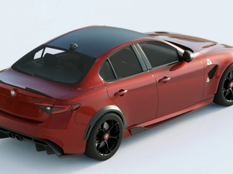 Alfa Romeo Giulia 2021 3D Model