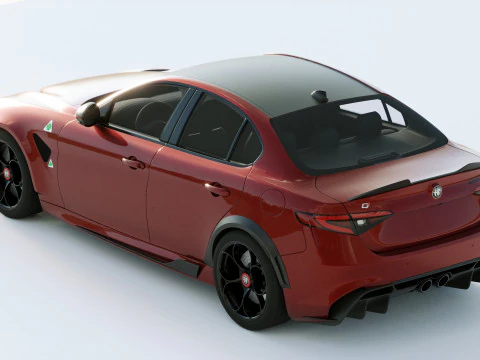 Alfa Romeo Giulia 2021 3D Model