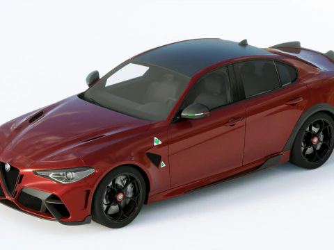 Alfa Romeo Giulia 2021 3D Model