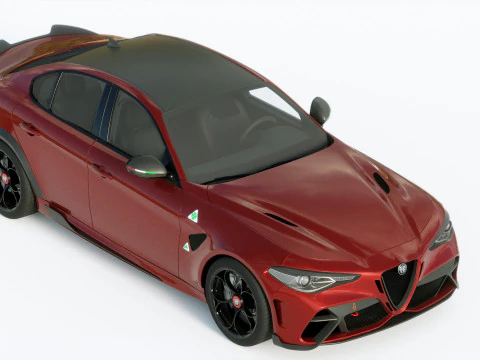 Alfa Romeo Giulia 2021 3D Model