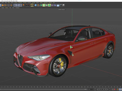 Alfa Romeo Giulia 2021 3D Model