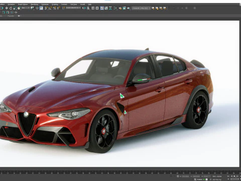 Alfa Romeo Giulia 2021 3D Model