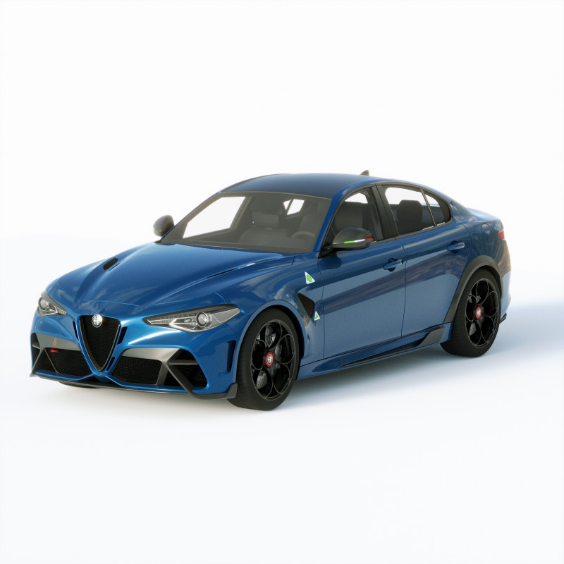 Alfa Romeo Giulia GTAM 2021 Model 3D .c4d .max .obj .3ds .fbx .stl .blend
