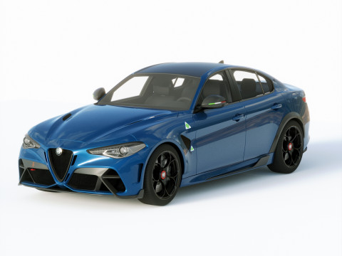 Alfa Romeo Giulia GTAM 2021 Modelo 3D