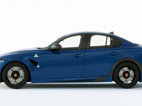 Alfa Romeo Giulia GTAM 2021 Model 3D