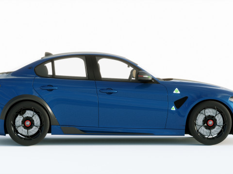 Alfa Romeo Giulia GTAM 2021 Model 3D