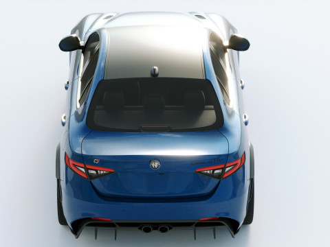 Alfa Romeo Giulia GTAM 2021 Model 3D