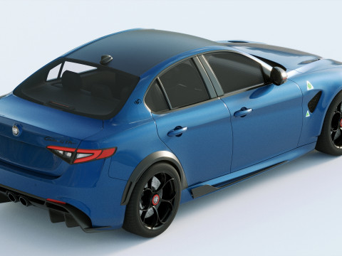 Alfa Romeo Giulia GTAM 2021 Model 3D