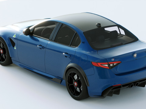 Alfa Romeo Giulia GTAM 2021 Model 3D