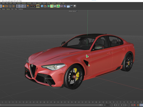 Alfa Romeo Giulia GTAM 2021 Model 3D