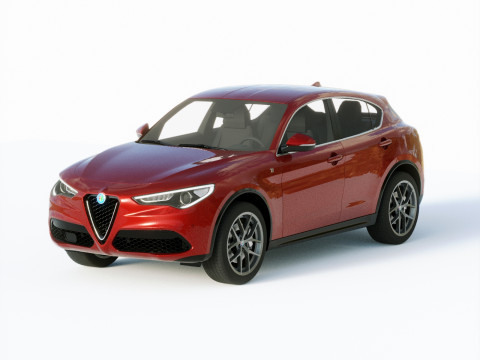 Alfa Romeo Stelvio Ti 2020 3D Model