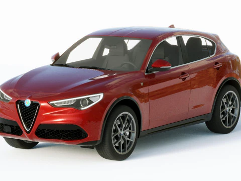 Alfa Romeo Stelvio Ti 2020 3D Model