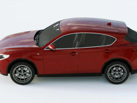 Alfa Romeo Stelvio Ti 2020 3D Model