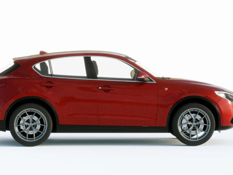 Alfa Romeo Stelvio Ti 2020 3D Model