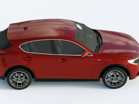 Alfa Romeo Stelvio Ti 2020 3D Model